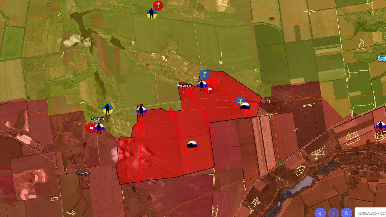 Боевики готовятся к обороне Херсона, ВС РФ рвутся к Покровску: карта СВО на 6 августа