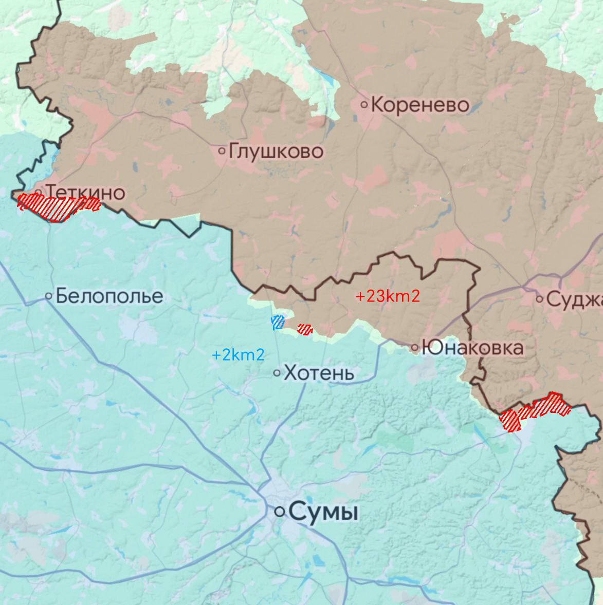 Наступление РФ набирает обороты: +564 км² за июль, карта СВО на 4 августа