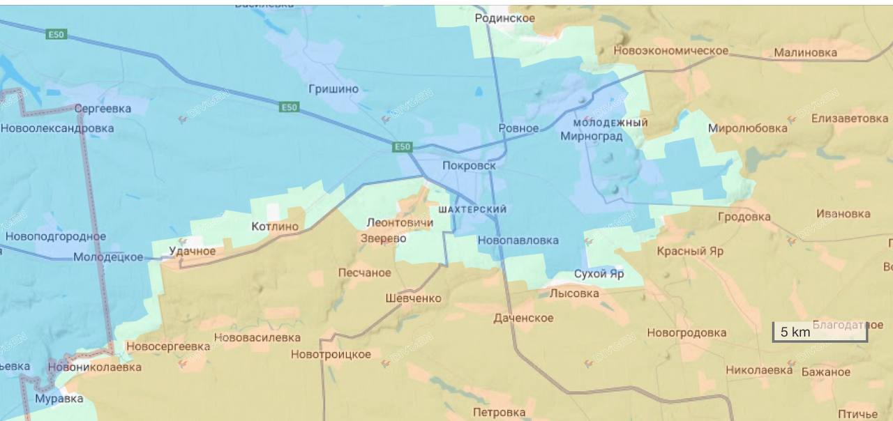 Красный Лиман в клещах российских войск, карта СВО на 11 сентября