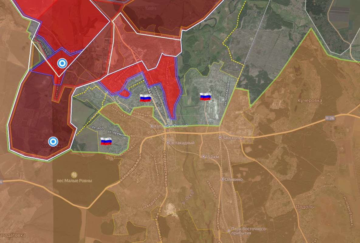 Красный Лиман в клещах российских войск, карта СВО на 11 сентября