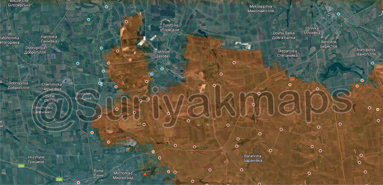 Красный Лиман в клещах российских войск, карта СВО на 11 сентября