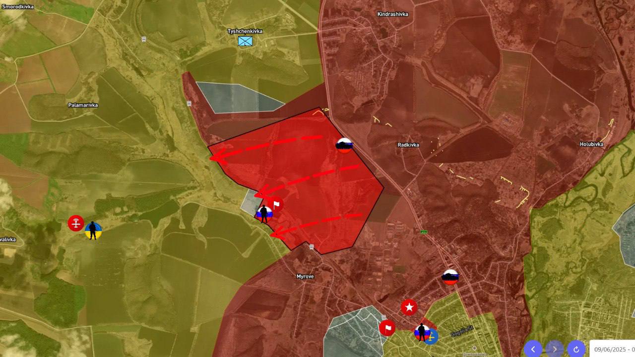 Войска России подтягивают силы к решающему прорыву в Покровске, карта СВО на 7 сентября