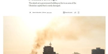 NYT: удар по Киеву смог прорвать самую сильную зону ПВО