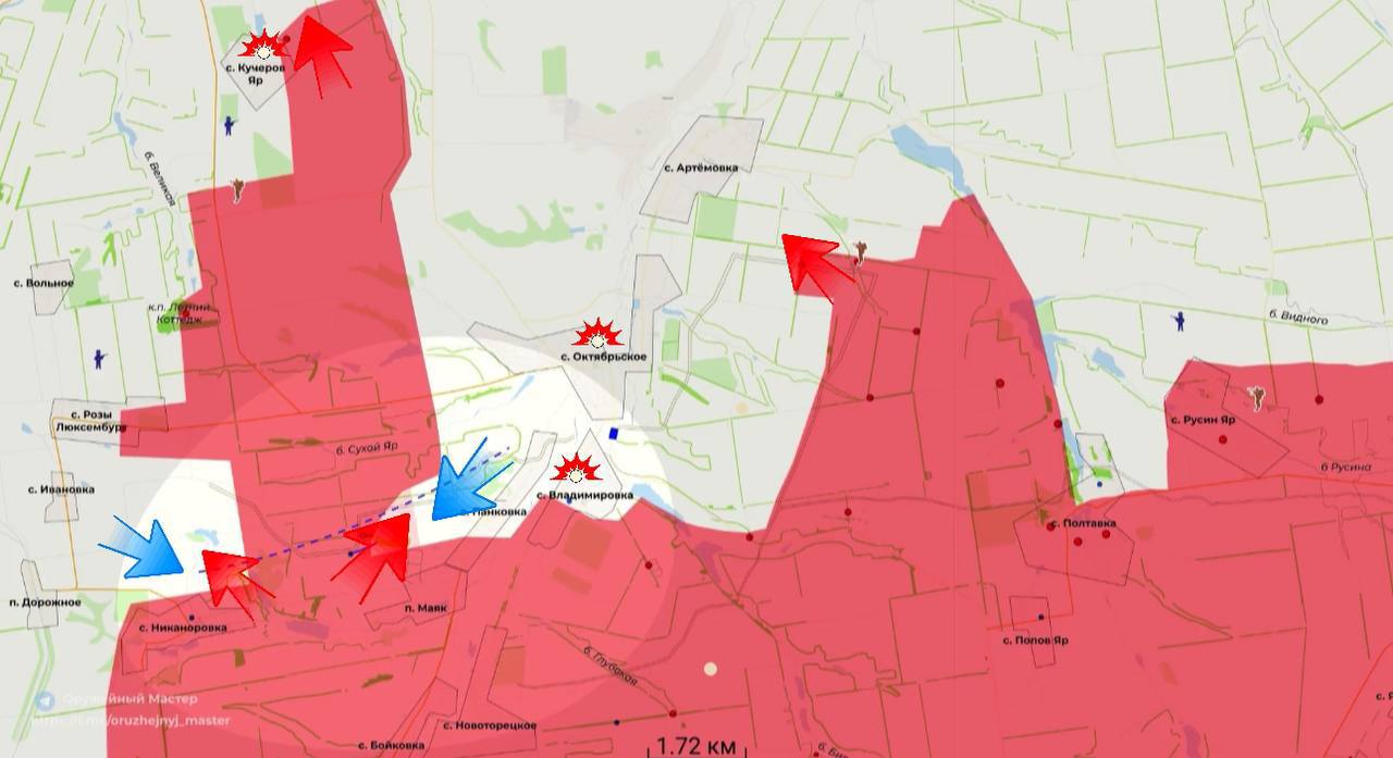 Российские солдаты освободили Ольговское и окружают Купянск: карта СВО на 18 сентября