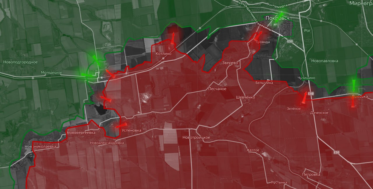 Красный Лиман в клещах российских войск, карта СВО на 11 сентября