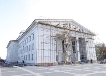 Восстановление Русского драматического театра близится к завершению Восстановление Русского драматического театра близится к завершению