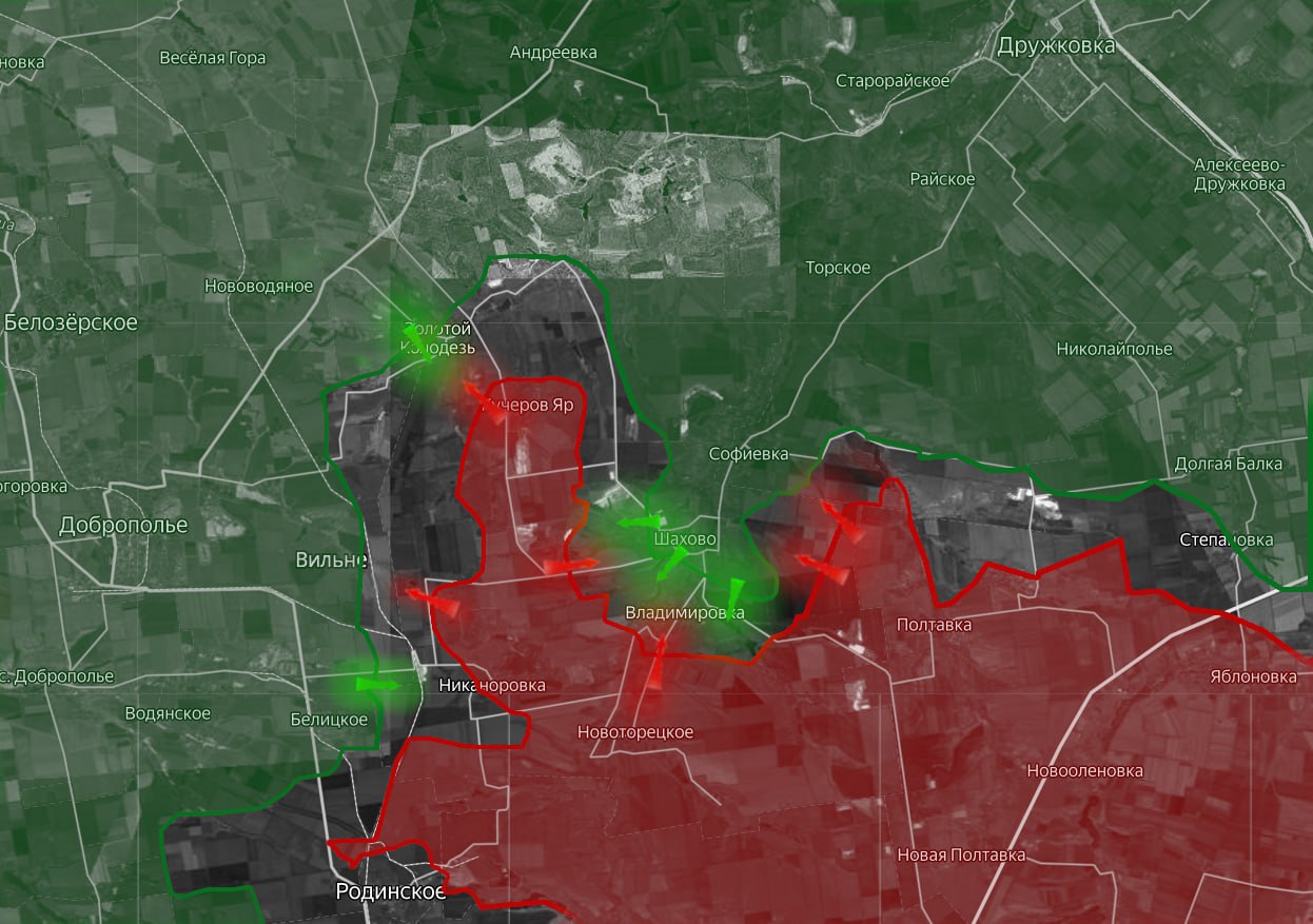 Двойной удар: Покровск в окружении, Купянск под штурмом, карта СВО на 8 октября