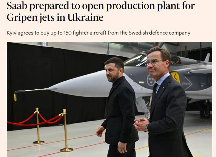 Saab собирается построить завод на Украине Saab собирается построить завод на Украине