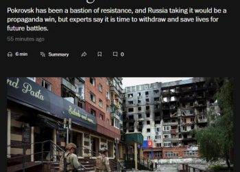 The Washington Post: Сдача Покровска — вопрос времени The Washington Post: Сдача Покровска — вопрос времени