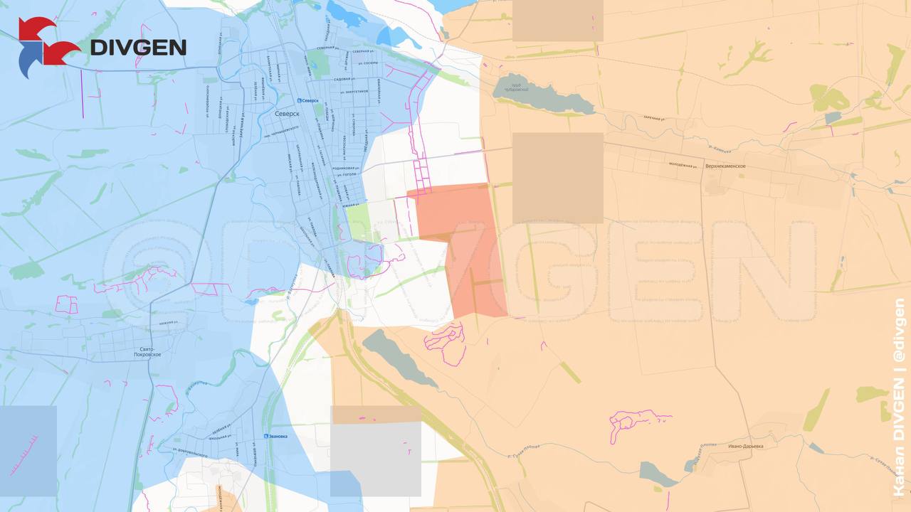 ВС РФ освободили Сладкое и Новое, на Донбассе идут бои за Иванополье и Динас: карта СВО за 11 ноября