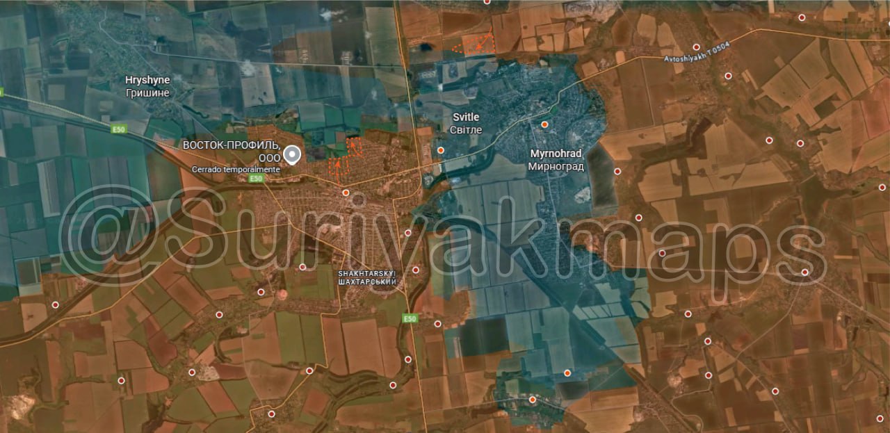 ВС РФ освободили Сладкое и Новое, на Донбассе идут бои за Иванополье и Динас: карта СВО за 11 ноября