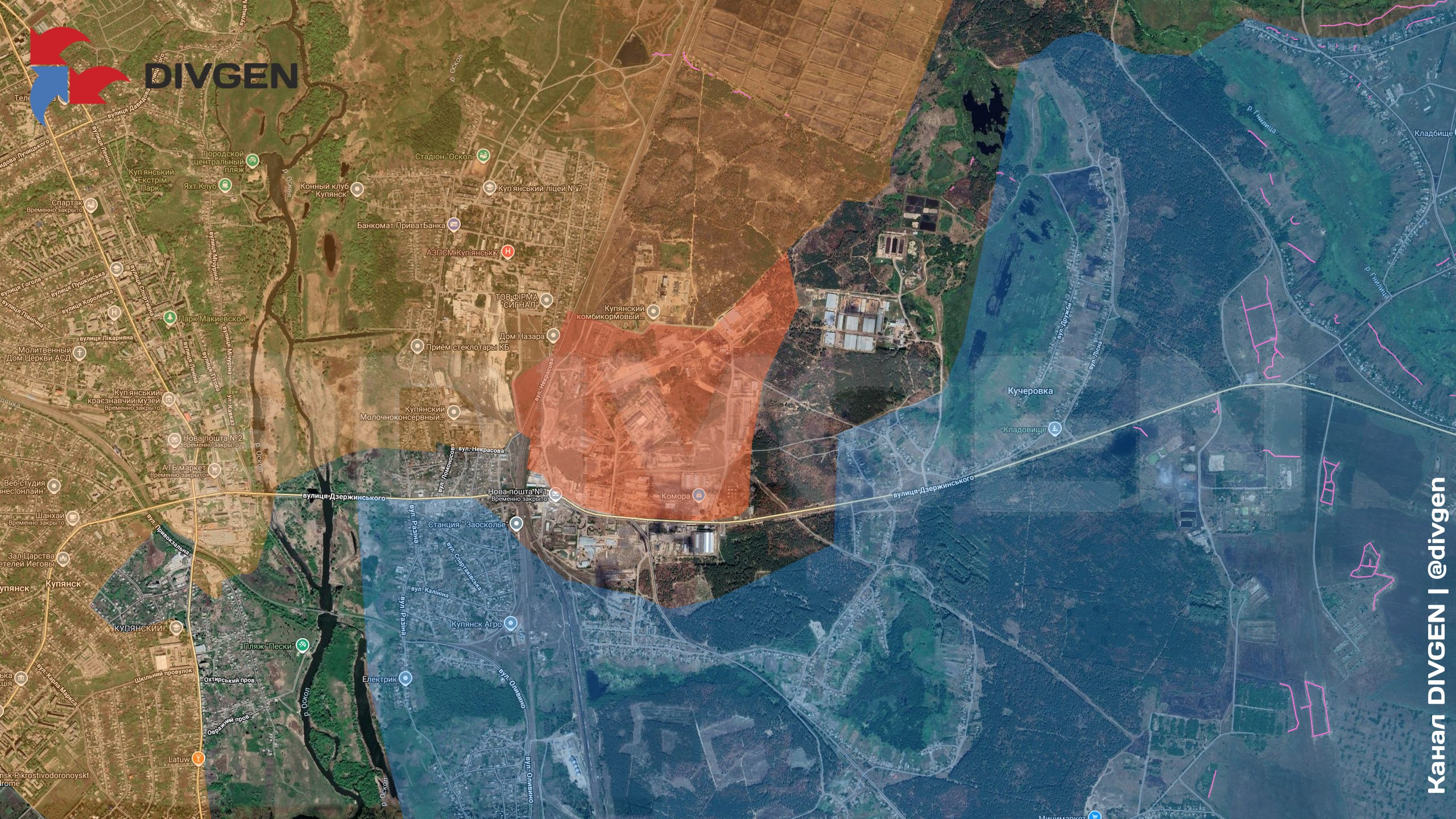 ВС РФ освободили Сладкое и Новое, на Донбассе идут бои за Иванополье и Динас: карта СВО за 11 ноября