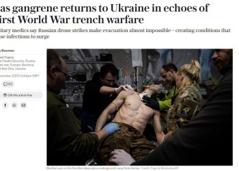 ВСУ возвращаются во времена Первой мировой — у них вспыхнула газовая гангрена