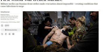 ВСУ возвращаются во времена Первой мировой — у них вспыхнула газовая гангрена