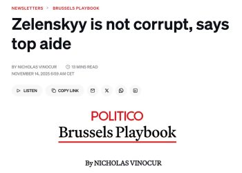 Politico: украинский лидер вне коррупционных сетей -- Ермак Politico: украинский лидер вне коррупционных сетей — Ермак