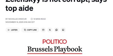 Politico: украинский лидер вне коррупционных сетей — Ермак