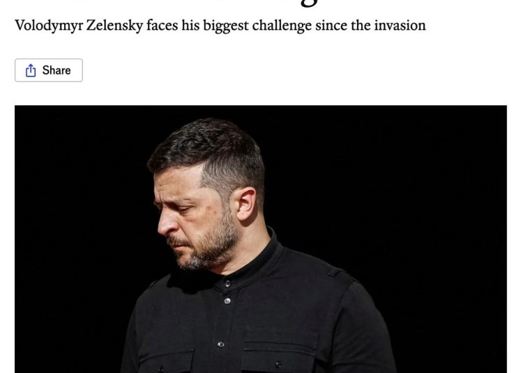 The Economist: Скандал с Миндичем грозит Зеленскому крахом