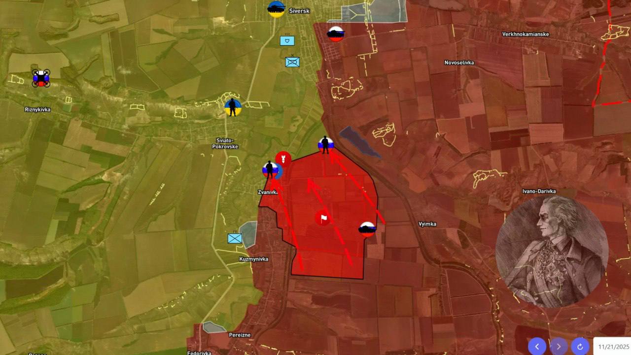 Флаги над Купянском: 15 батальонов ВСУ в окружении, а путь на Гуляйполе открыт. Карта СВО на 22 ноября