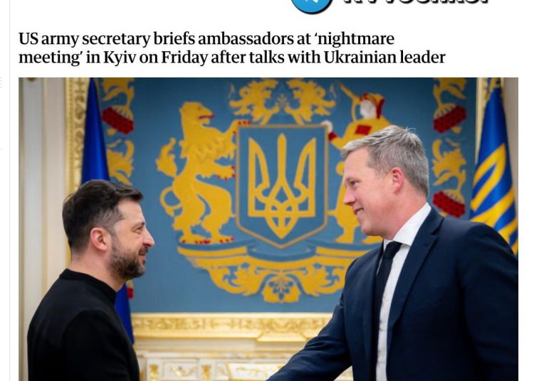 The Guardian: США требуют немедленного мира