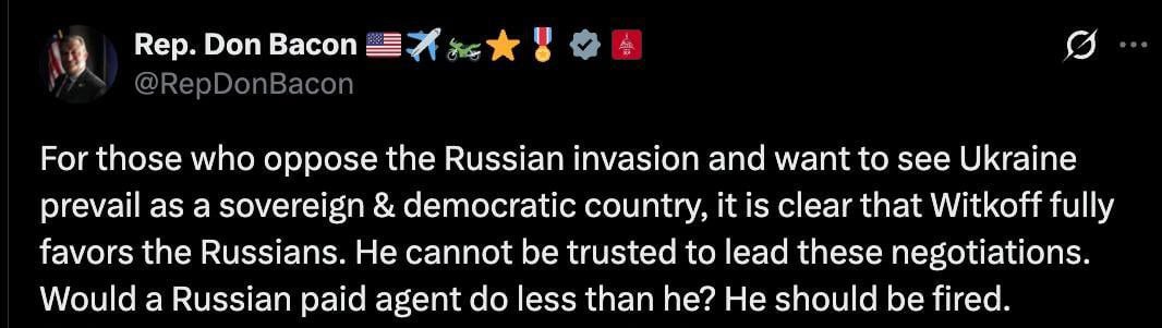 "Агент Кремля": спецпредставителя США назвали предателем