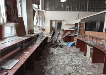 Появились кадры последствия обстрела завода им. Кирова в Горловке