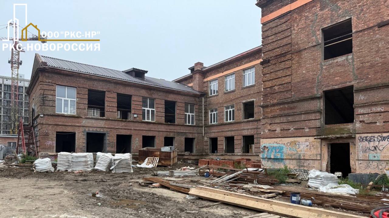 Восстановление лицея Мариуполя выходит на финишную прямую