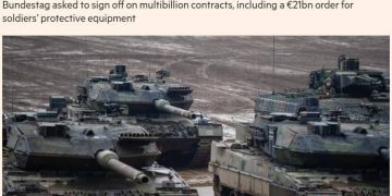 Financial Times: Германия втягивается в гонку вооружений, закупая технику на €52 млрд