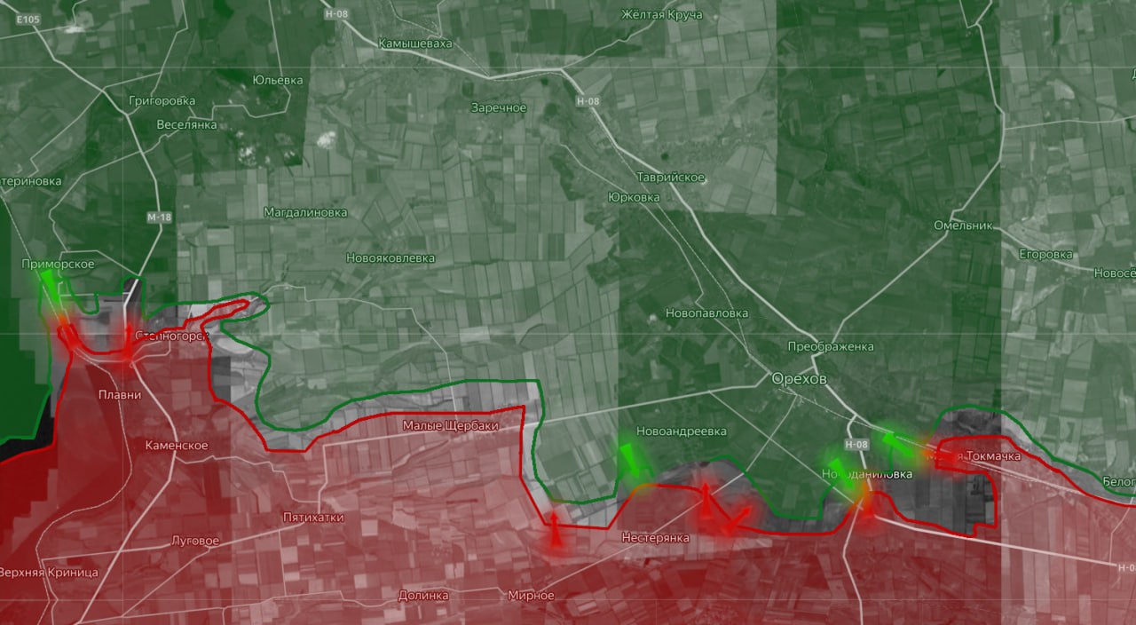 Новые рубежи Запорожья: ВС РФ берут Степногорск и вошли в Лукьяновское