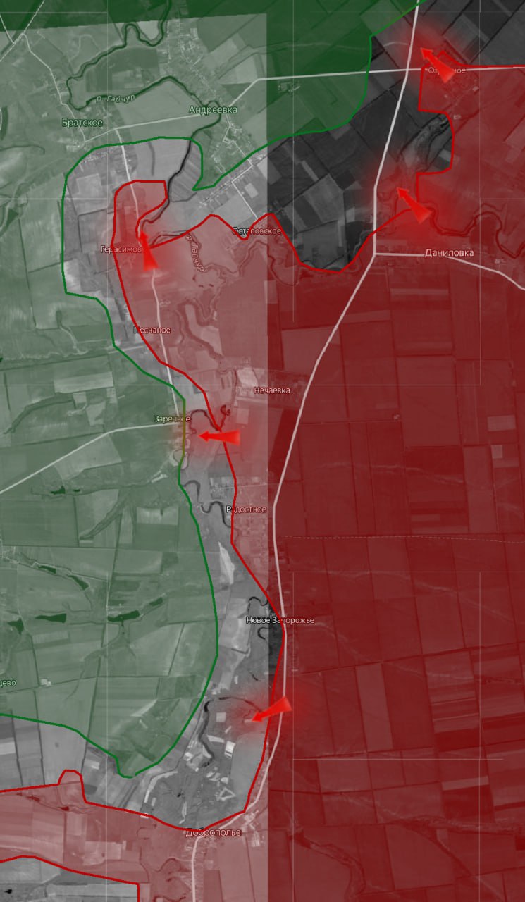 Ликвидация подкрепления ВСУ в Днепропетровщине: ВС РФ расширяют плацдарм за Гайчуром