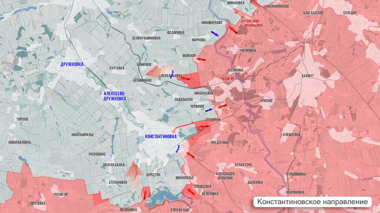 Оперативный охват под Святогорском: ВС РФ заняли Сосновое и перерезали дорогу нацистам, карта СВО на 31 декабря