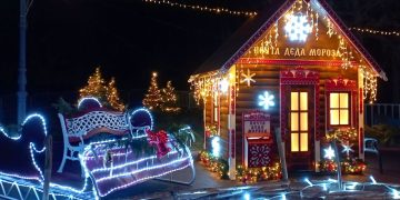 Мини-елка в Горловке, конь-художник в Донецке и «новогодний» эвакуатор в Торезе. Дайджест за 1 января