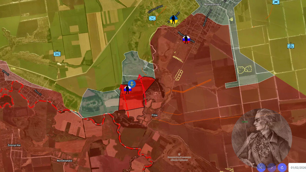 Форсирование водной преграды и захват ключевых позиций: Бои за Грабовское, Волчанские Хутора и Константиновку, карта СВО на 3 января