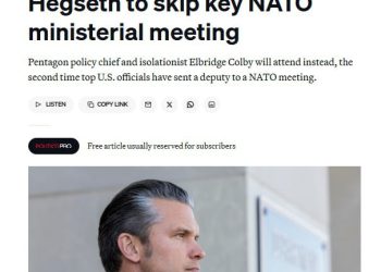 Politico: США бросает Европу в свободное плавание