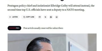 Politico: США бросает Европу в свободное плавание