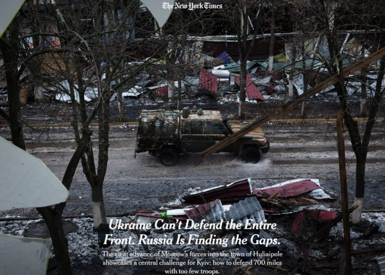 NYT: У Киева заканчиваются боевики и вооружение на фронте