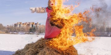 «Народная Дружина» провела масштабные гулянья на Масленицу в Донецке