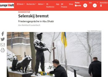 Junge Welt: Просроченный президент в панике Junge Welt: Просроченный президент в панике