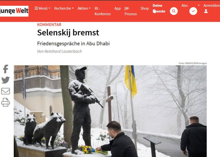 Junge Welt: Просроченный президент в панике