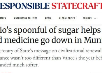 Responsible Statecraft: Рубио в Мюнхене «освежил» Киев своей речью