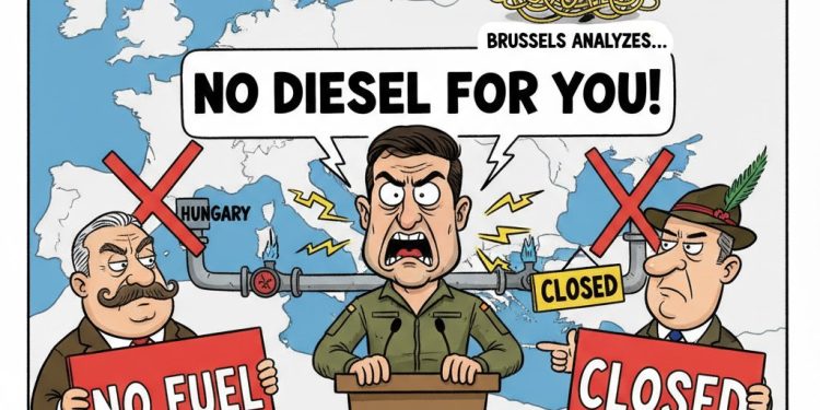 «Последняя капля»: оскорбления от Зеленского вынудили Венгрию и Словакию прекратить поставки дизеля на Украину «Последняя капля»: оскорбления от Зеленского вынудили Венгрию и Словакию прекратить поставки дизеля на Украину