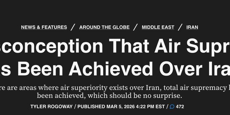 War Zone: небо над Ираном свободно