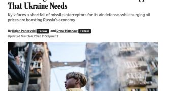 WSJ: у Украины заканчиваются ракеты из-за войны с Ираном