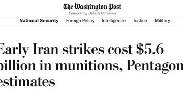 $5,5 млрд за двое суток: война с Ираном опустошает бюджет Пентагона