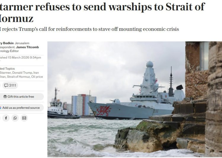 Европа не хочет воевать: Германия и Британия отказались от участия в операции США в Ормузском проливе