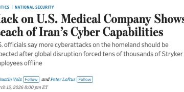 Иран атакует в ответ: хакеры взломали медицинского гиганта Stryker Иран атакует в ответ: хакеры взломали медицинского гиганта Stryker