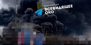 В Запорожье горит подстанция «Спутник»: часть города обесточена