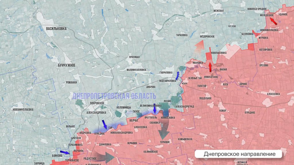 ВС РФ готовят клещи вокруг Рай-Александровки и перемалывают ВСУ в центре Константиновки. Карта СВО на 28 марта