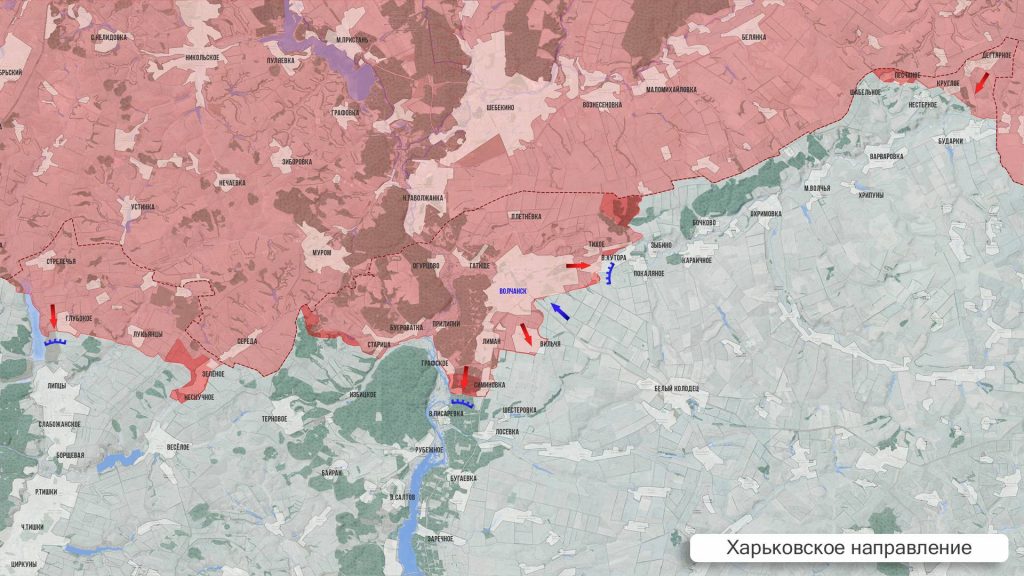 Российские силы прорвались в Сумах и заняли ключевую дорогу на Славянск. Карта СВО на 1 апреля