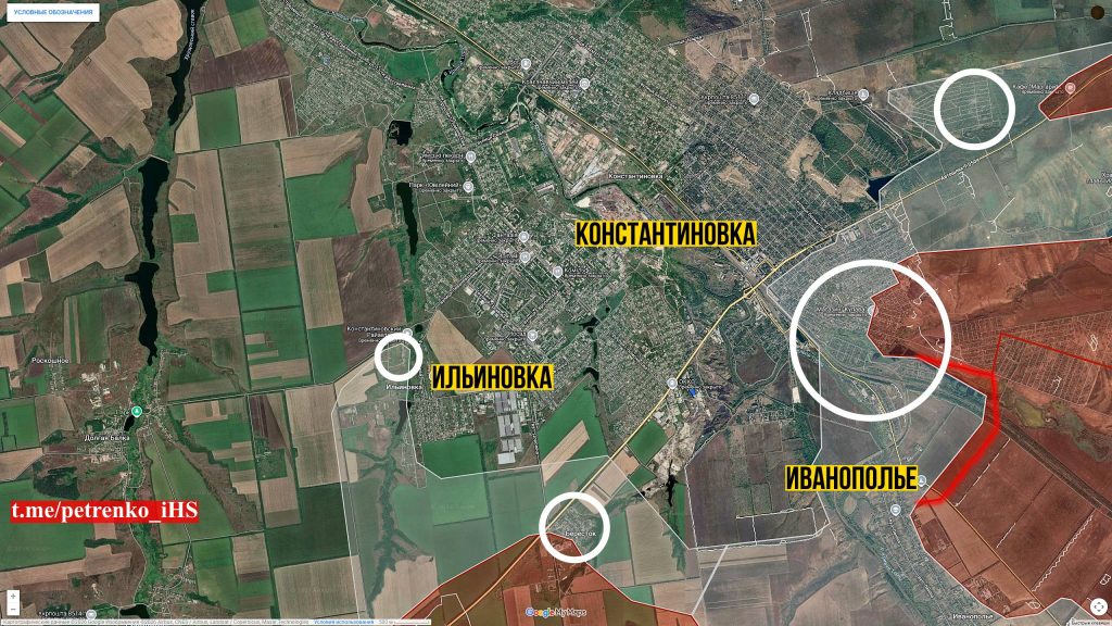 ВС РФ готовят клещи вокруг Рай-Александровки и перемалывают ВСУ в центре Константиновки. Карта СВО на 28 марта