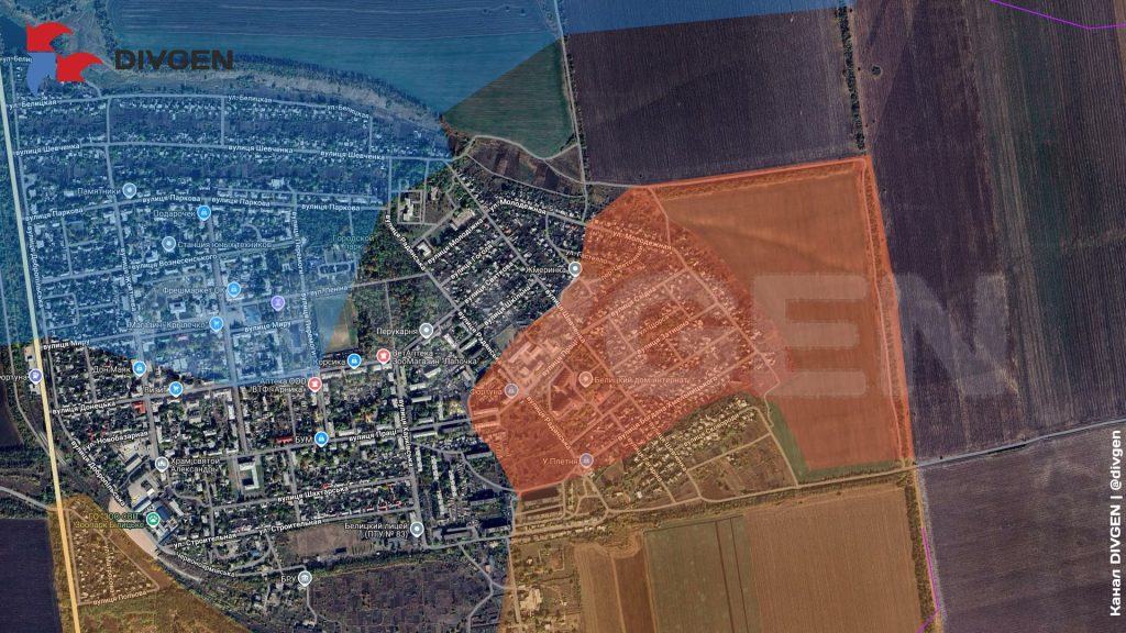 ВС РФ расширили контроль в Гришино и заняли новые позиции в Белицком